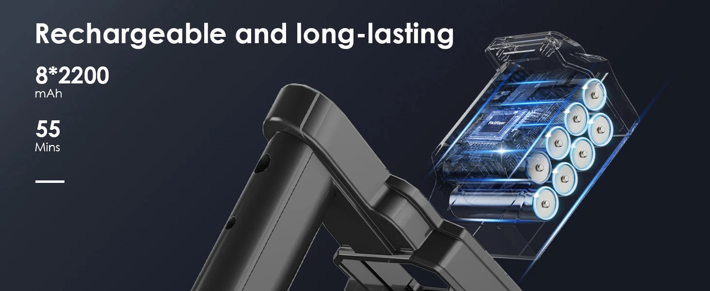 ASPIRADOR FixtFixer X6 25000Pa 250W Cordless Vacuum Cleaner Hand-held for Household Appliances, 55 Mins, 1.1L Dust Cup,Removable B