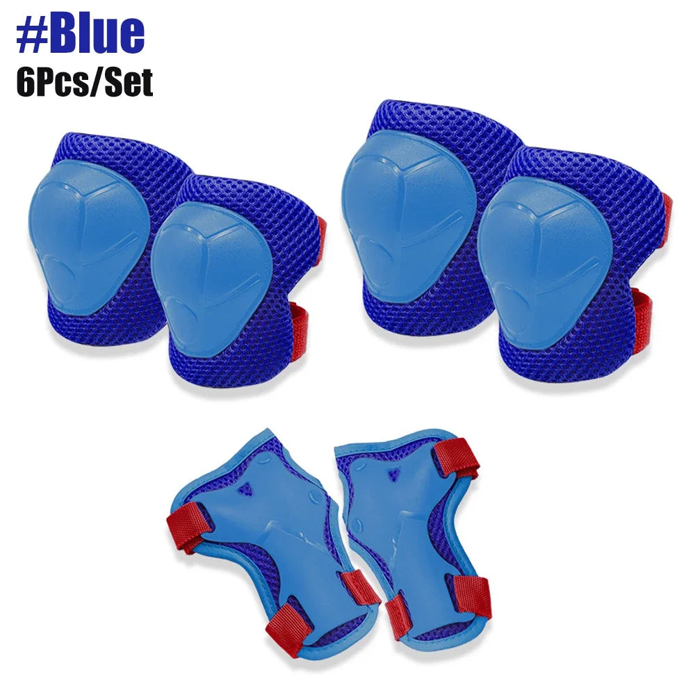 Kids Knee pads and Elbow Pads Toddler Protective Gear Set for Girls Boys with Wrist Guards 3in1 for Skating Cycling Bike Scooter